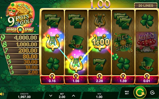 9 Pots of Gold HyperSpins
