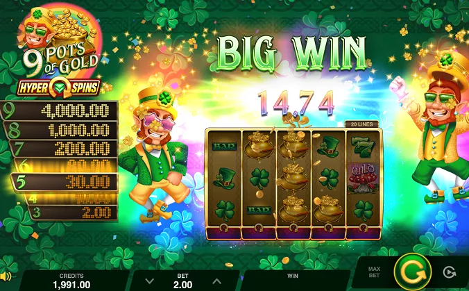 9 Pots of Gold HyperSpins