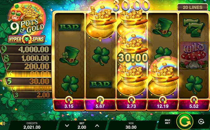 9 Pots of Gold HyperSpins